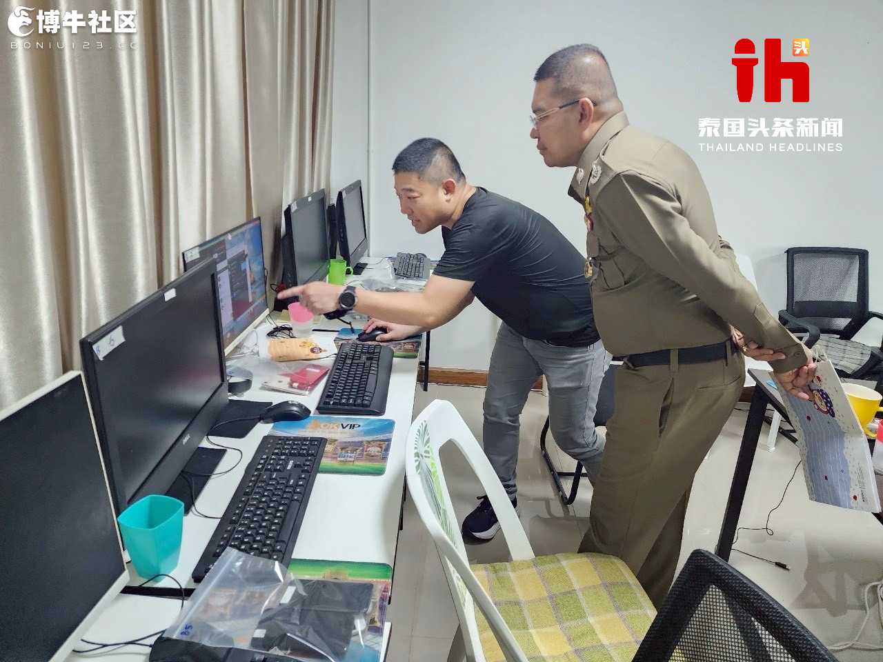 近30人被捕！泰警方捣毁一跨国犯罪窝点