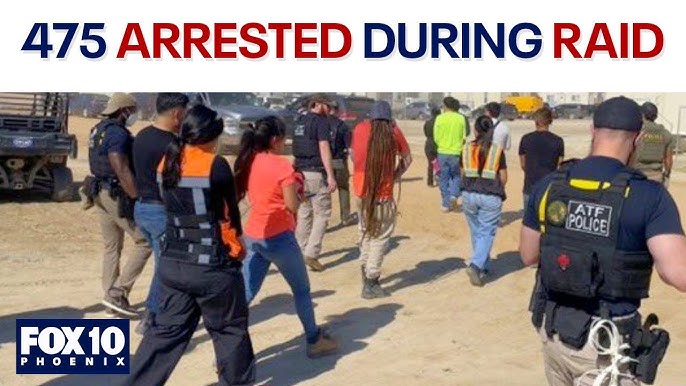 美国移民局突袭乔治亚州的韩国现代工厂，数百工人被捕